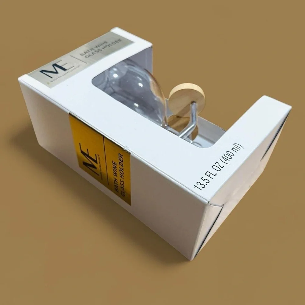 Bath Wine Holder By Modern Expressions Capacity 13.5 Fl  New in package!